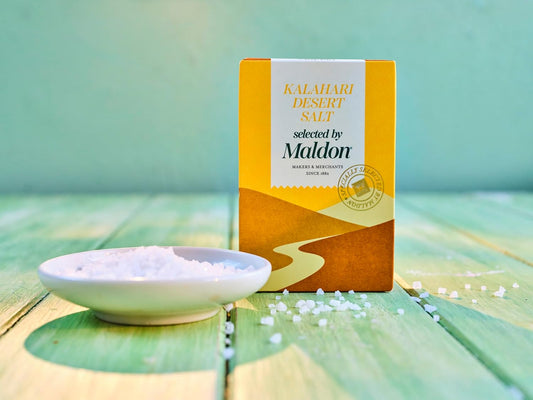 KALAHARI DESERT SALT, SELECTED BY MALDON 8.8oz
