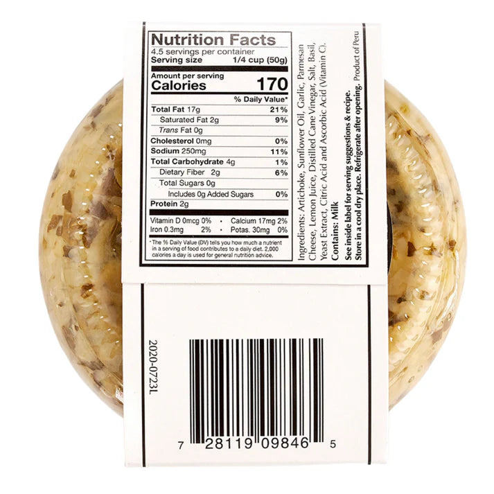 Pesto alla Firenze (Artichoke Lemon Pesto)