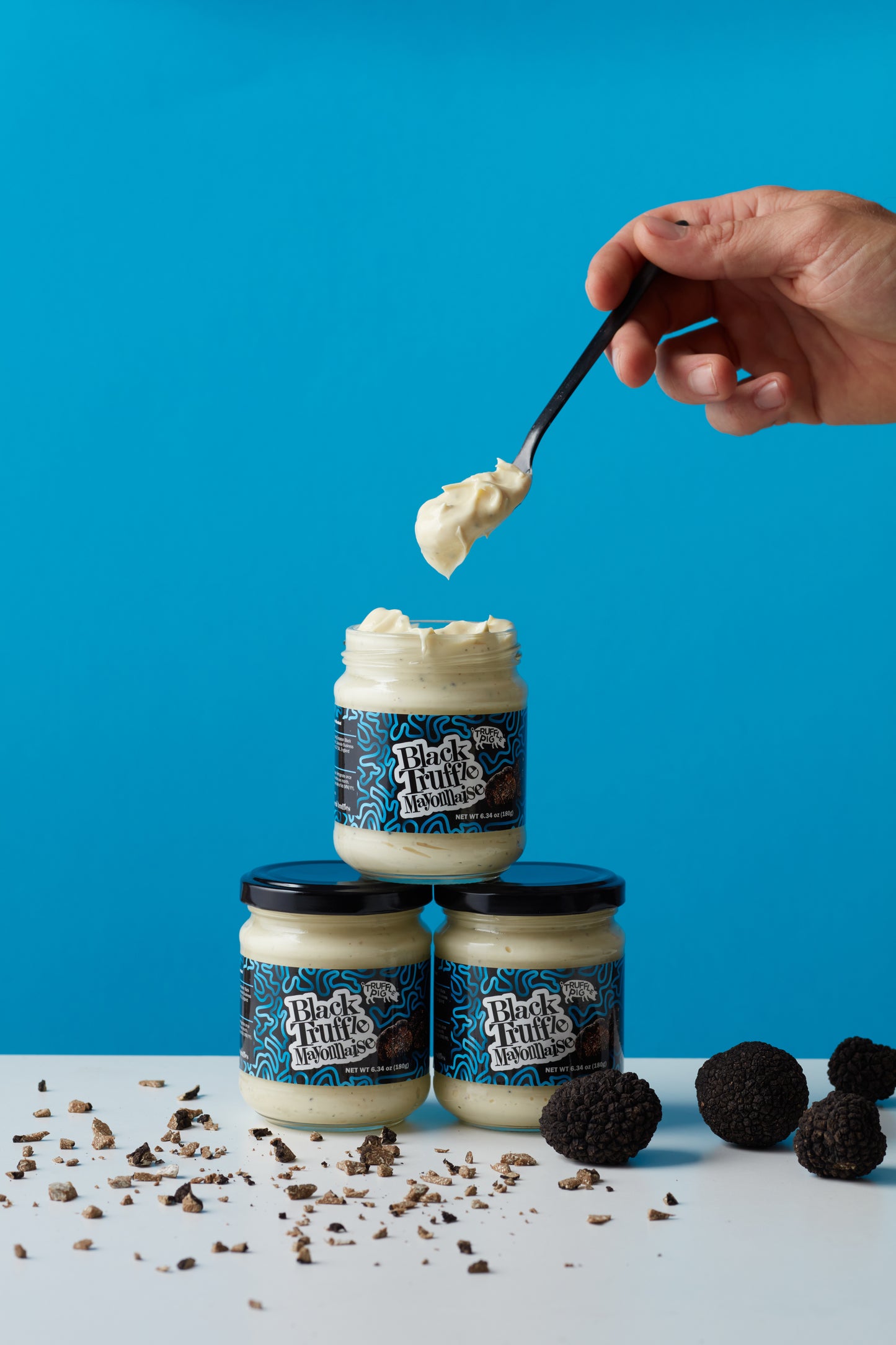 Cochon truffé Mayonnaise à la truffe noire