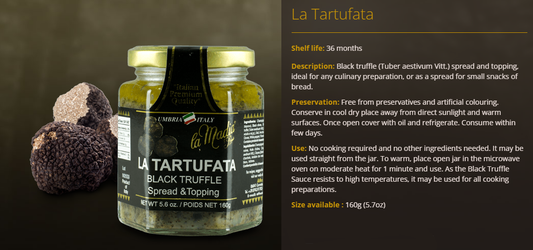 La Madia Regale Tartufata Black Truffle Spread 160g