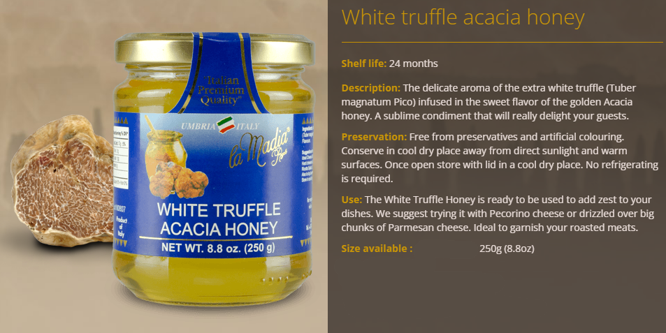 La Madia Regale 白松露蜂蜜 250g