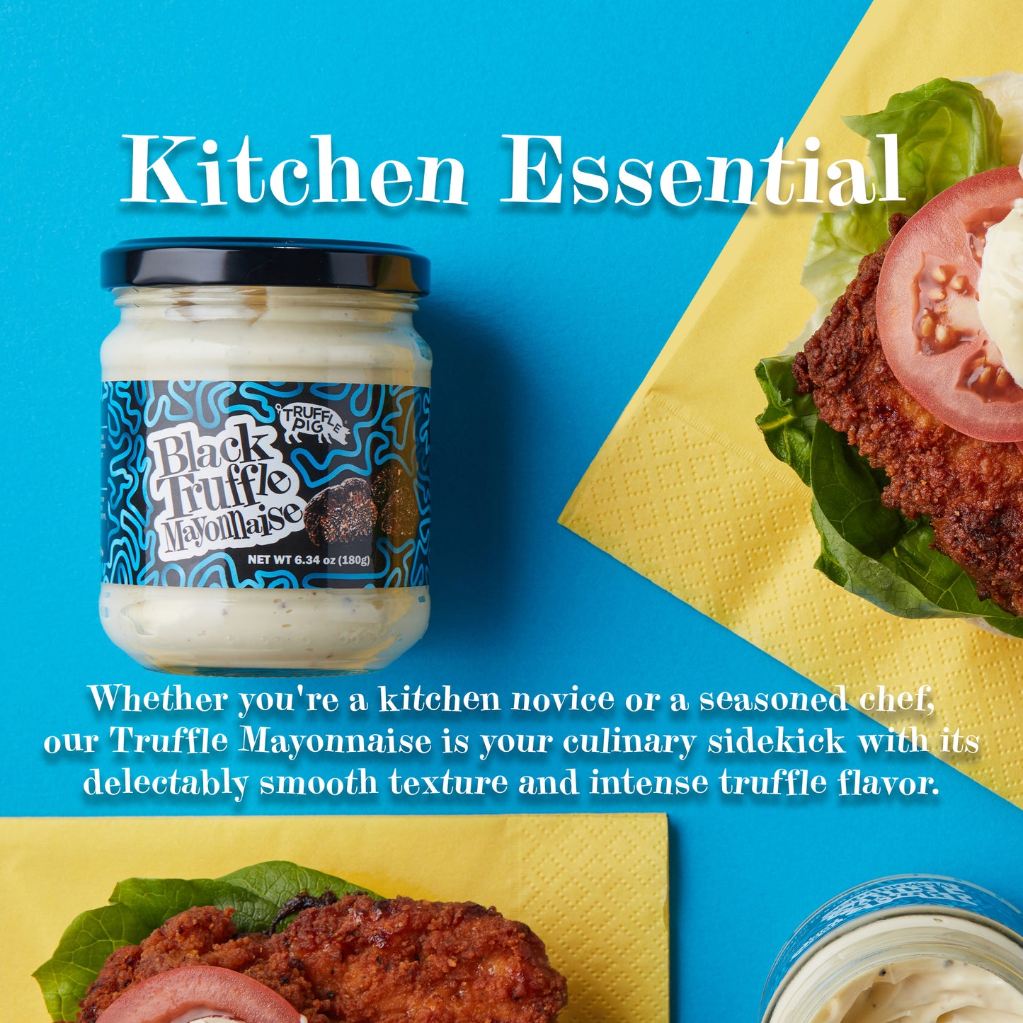 Cochon truffé Mayonnaise à la truffe noire