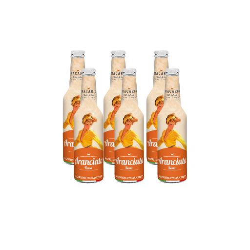 Macario Aranciata Rossa (Red Orange Soda) 275ml