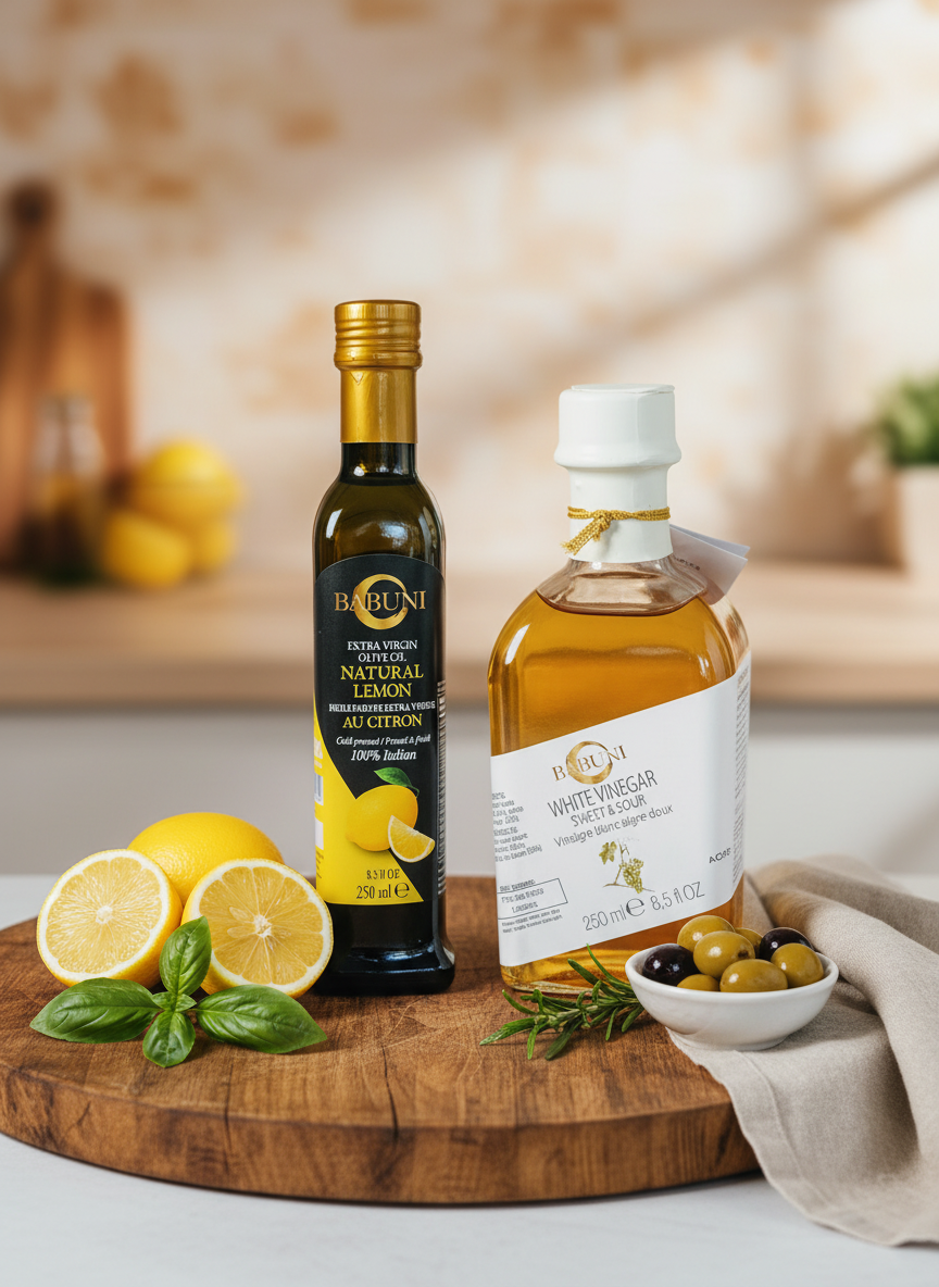 Lemon Olive Oil + White Balsamic Combo pack (amazing dressing) BEST SELLER pack