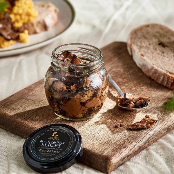 Preserved Black Truffle Slices - Garnish & Seasoning - Gourmet Food
