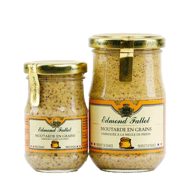 Edmond fallot-Moutarde de dijon à l'ancienne (Dijon Old-Fashioned Mustard) 210 ml