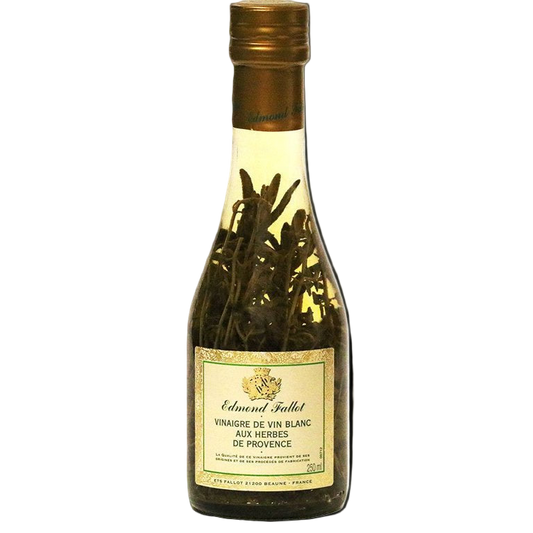 Edmond fallot-Vinaigre de vin blanc aux herbes de Provence (White Wine Vinegar with Herbs of Provence) 250 ml