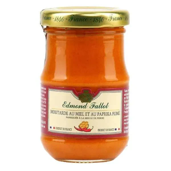 Edmond fallot-Moutarde au miel et paprika fumé (Honey and Smoked Paprika Mustard) 210 ml