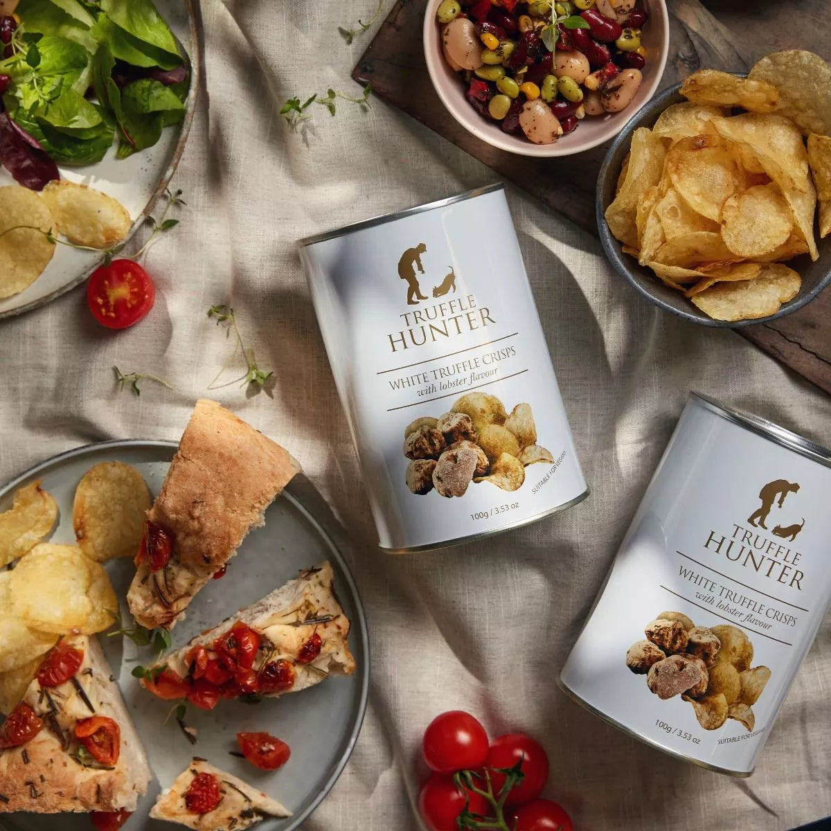 White Truffle Crisps with Lobster Flavour (100g)