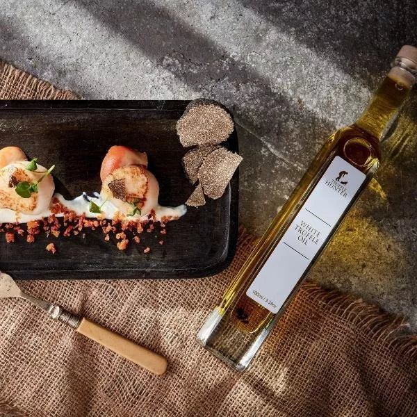 White Truffle Oil Gift Bottle (100ml) - Seasoning & Marinading - Olive Oil