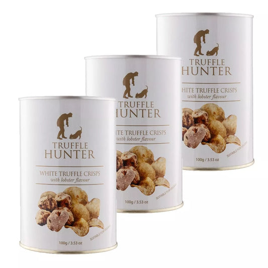 3 Pack White Truffle Crisps with Lobster Flavour (100g)