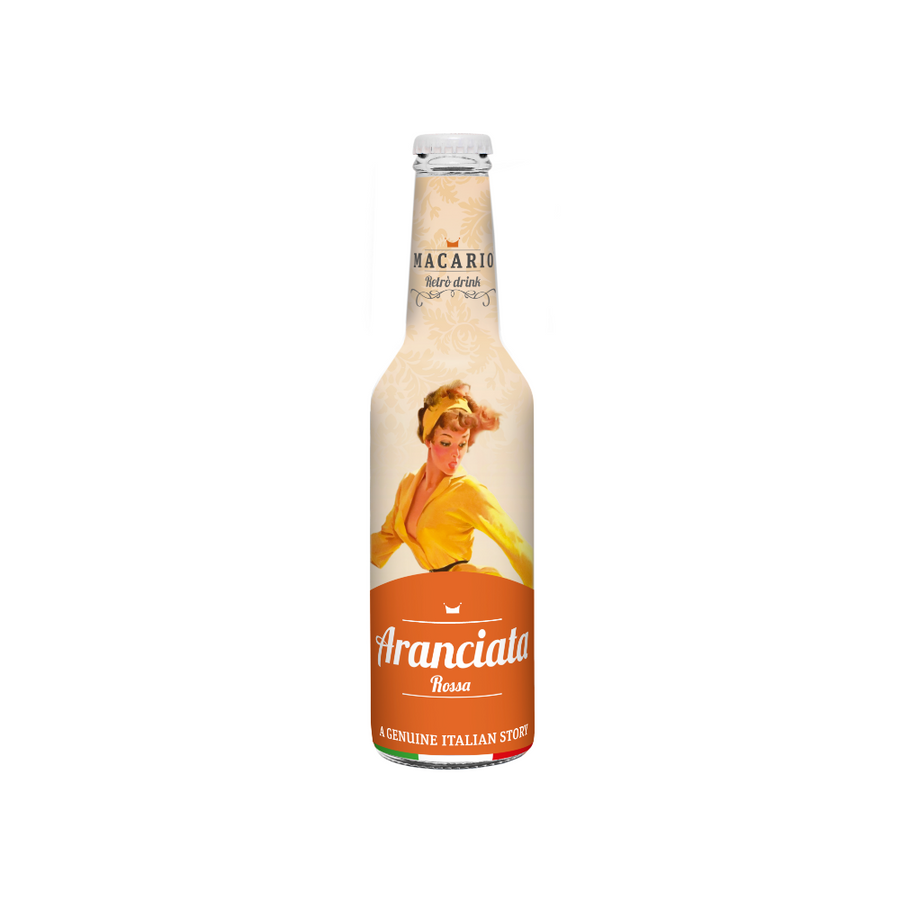 Macario Aranciata Rossa (Red Orange Soda) 275ml