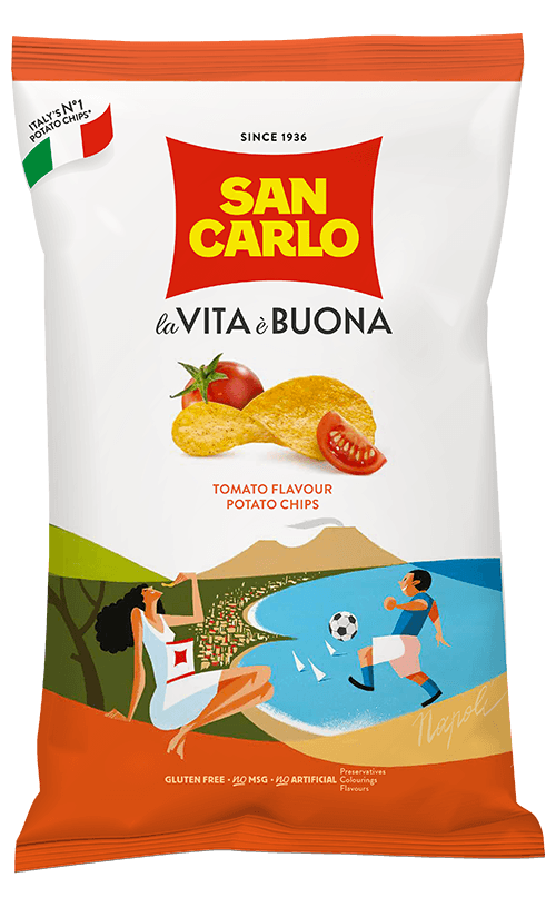 San Carlo Piu' Gusto Pomodoro - Tomato Crisps 180g