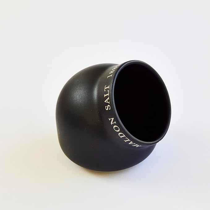 Maldon Salt - Ceramic Salt Pig | Made of Quality Ceramic| Black