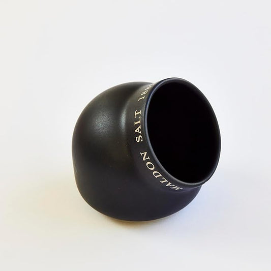 Maldon Salt - Ceramic Salt Pig | Made of Quality Ceramic| Black