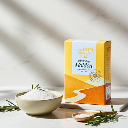 KALAHARI DESERT SALT, SELECTED BY MALDON 8.8oz