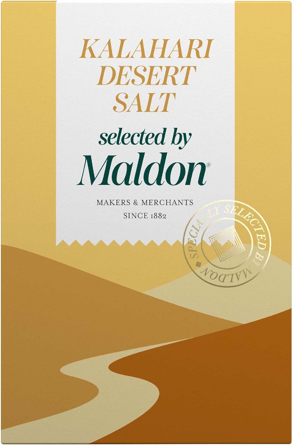 KALAHARI DESERT SALT, SELECTED BY MALDON 8.8oz