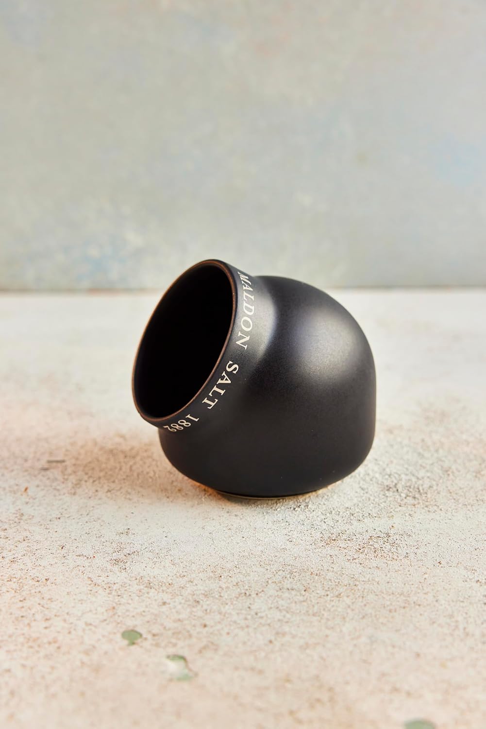 Maldon Salt - Ceramic Salt Pig | Made of Quality Ceramic| Black