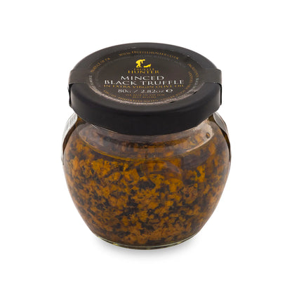 Minced Black Truffle Finely Chopped Black Truffles Preserved in Olive Oil 80g