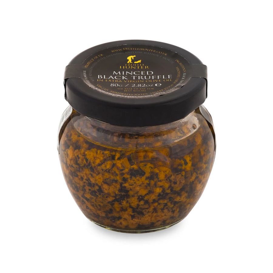 Minced Black Truffle Finely Chopped Black Truffles Preserved in Olive Oil