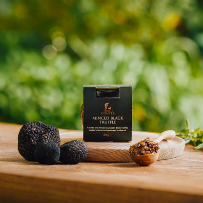 Minced Black Truffle Finely Chopped Black Truffles Preserved in Olive Oil 80g