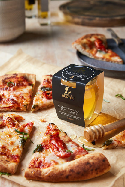 White Truffle Hot Honey 240G – Gourmet Honey Infused with Real White Truffle and Chilli Heat