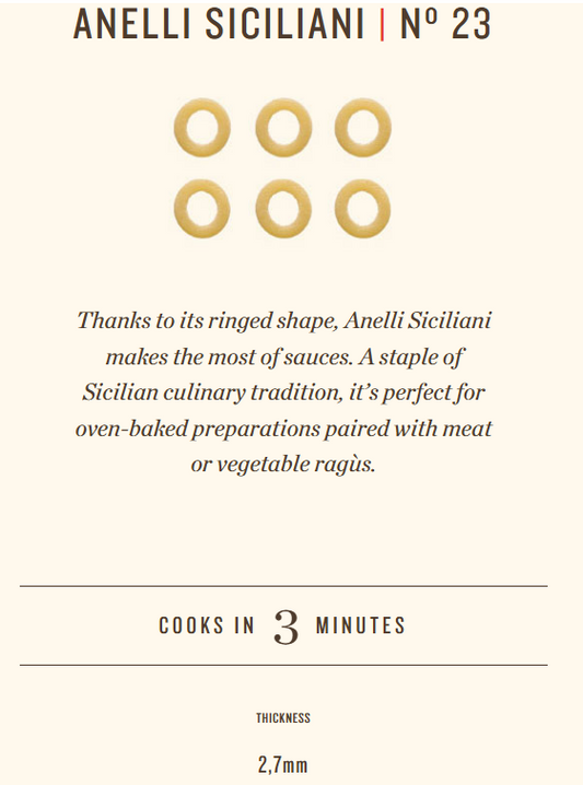 RUMMO ANELLI SICILIANI | Nº 23 500G