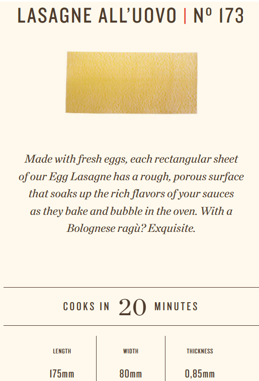RUMMO LASAGNE ALL’UOVO | Nº 173 500G