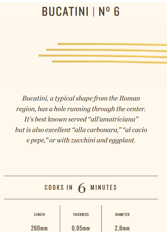 RUMMO BUCATINI | Nº 6 500G