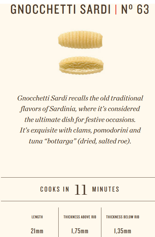 RUMMO GNOCCHETTI SARDI | Nº 63 500G