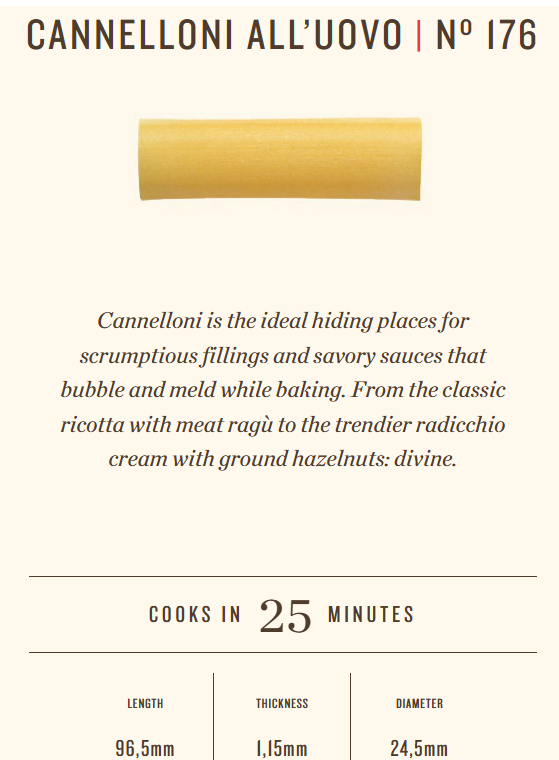 CANNELLONI ALL’UOVO | Nº 176