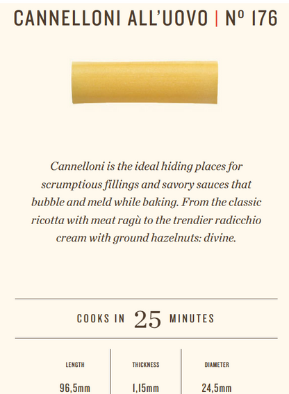 CANNELLONI ALL’UOVO | Nº 176