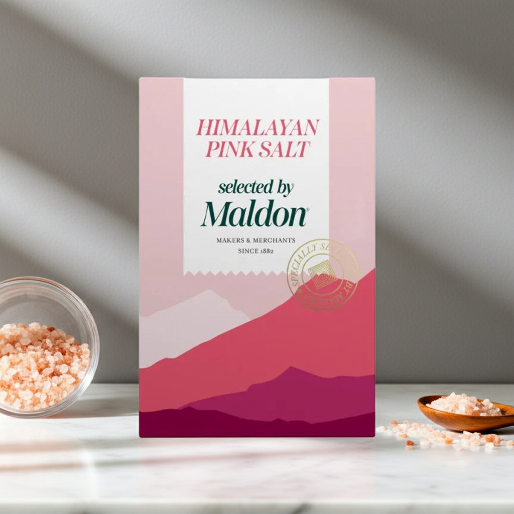 HIMALAYAN PINK SALT, SELECTED BY MALDON 8.8oz