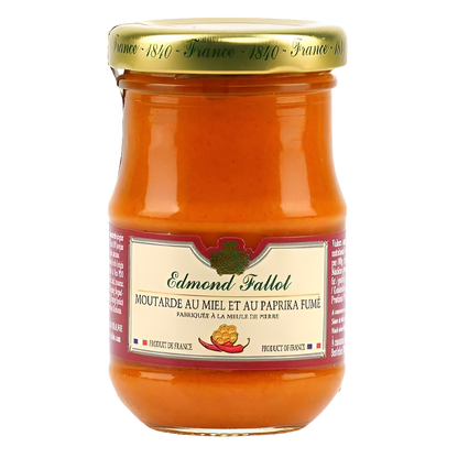 Edmond fallot-Moutarde au miel et paprika fumé (Honey and Smoked Paprika Mustard) 210 ml