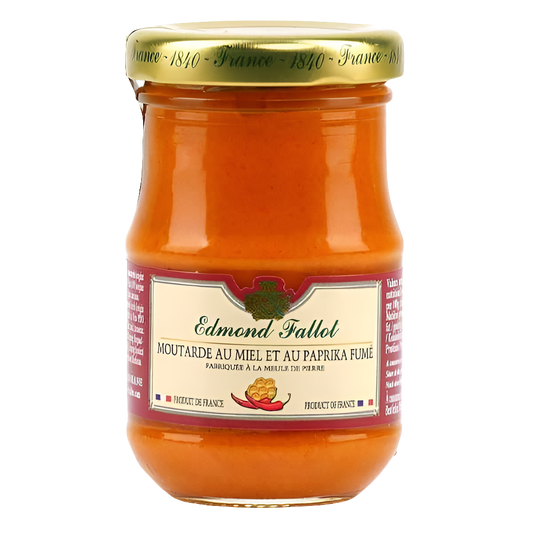 Edmond fallot-Moutarde au miel et paprika fumé (Honey and Smoked Paprika Mustard) 210 ml