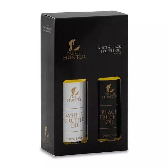 Black & White Truffle Oil (2 x 100ml) - Marinading & Seasoning - Olive Oil