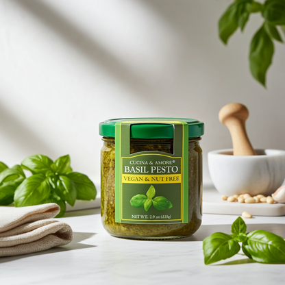 Vegan & Nut Free Basil Pesto
