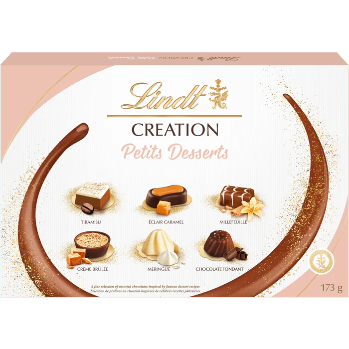 Lindt Creation Petits Dessert Assorted Chocolate Box, 173g