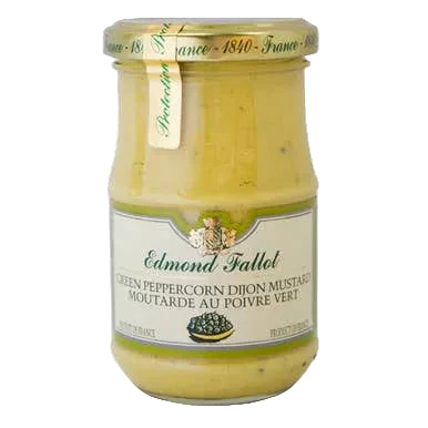 Edmond fallot-Moutarde de dijon au Poivre vert (Dijon Mustard with Green Peppercorn) 210 ml