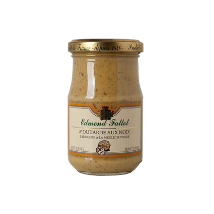 Edmond fallot-Moutarde de dijon au noix (Dijon Mustard with Walnuts) 210 ml