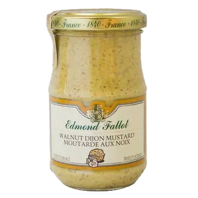 Edmond fallot-Moutarde de dijon au noix (Dijon Mustard with Walnuts) 210 ml