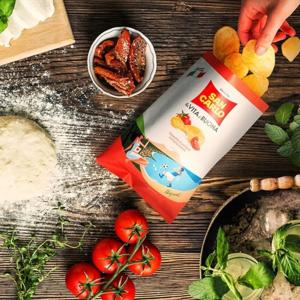 San Carlo Piu' Gusto Pomodoro - Tomato Crisps 180g