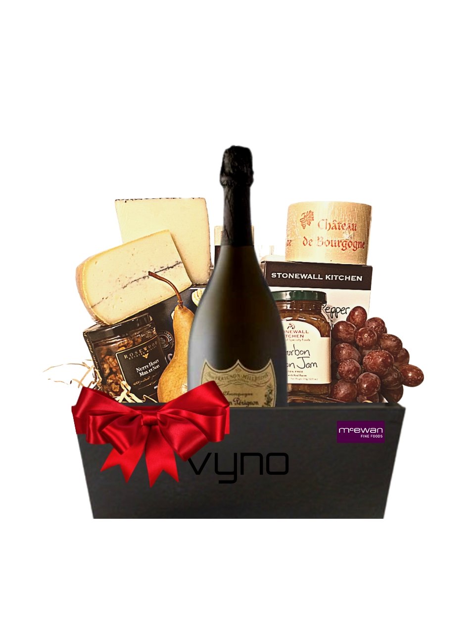 Vyno Dom Pérignon Gift Basket
